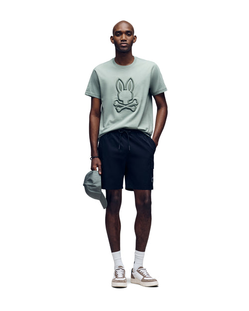 PSYCHO BUNNY CAMISETA HOMBRE CUELLO REDONDO VERDE