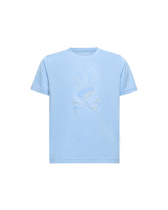 PSYCHO BUNNY CAMISETA NIÑO CUELLO REDONDO AZUL