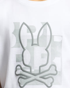 PSYCHO BUNNY CAMISETA NIÑO CUELLO REDONDO BLANCO
