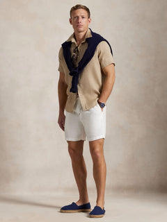 RALPH LAUREN CAMISA MANGA CORTA HOMBRE BEIGE
