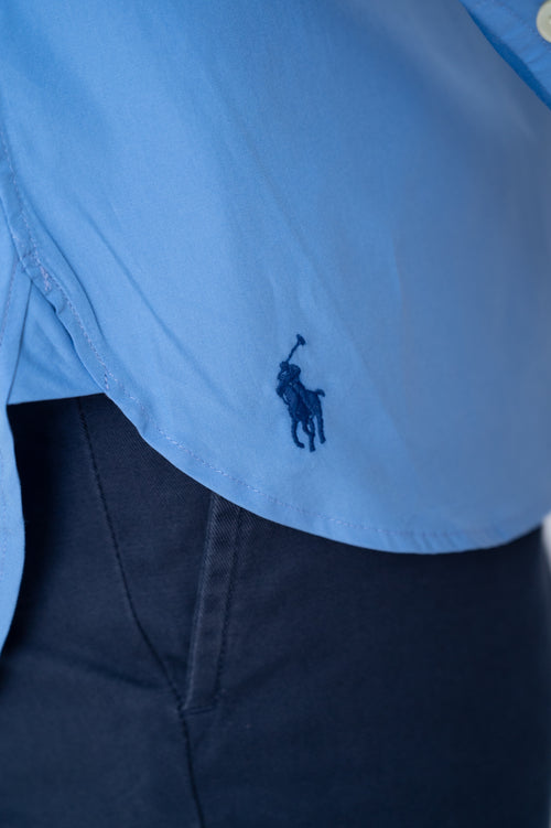 RALPH LAUREN CAMISA MANGA LARGA HOMBRE AZUL