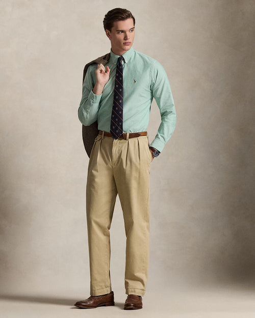 RALPH LAUREN HOMBRE CAMISA M/L VERDE