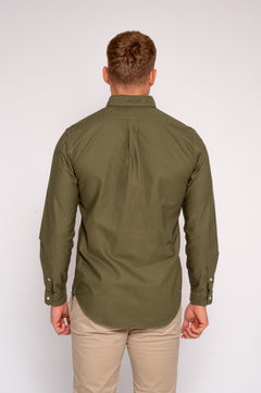 RALPH LAUREN CAMISA MANGA LARGA HOMBRE VERDE