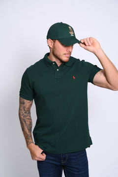 RALPH LAUREN CAMISA TIPO POLO HOMBRE VERDE