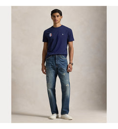 ralph lauren camisetas cuello redondo hombre azul