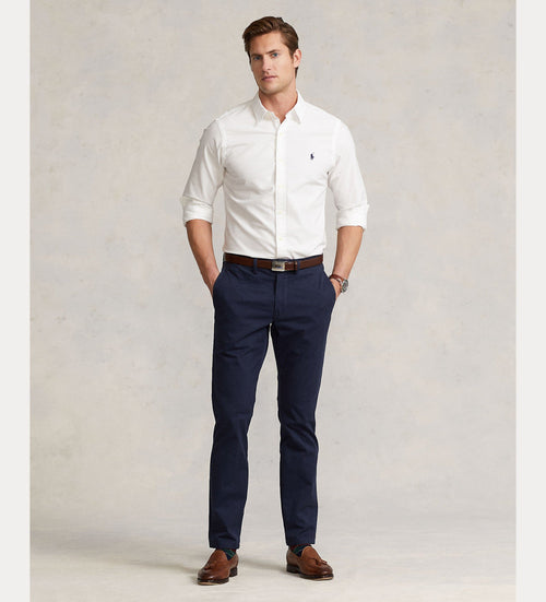 ralph lauren pantalon largo hombre azul