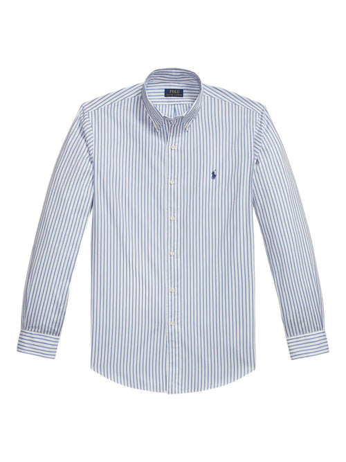 CAMISA M/L RALPH LAUREN HOMBRE 7064A WHITE BLUE 710P07019001