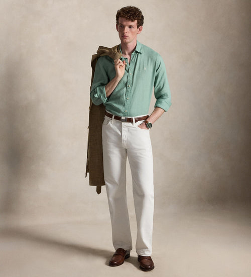 CAMISA MANGA LARGA RALPH LAUREN PARA CABALLERO SPORT VERDE REF 710966294522