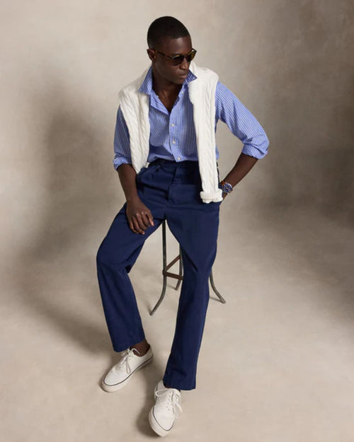 Camisa Woven-Sport Shirt-Shirt Ralph Lauren Para Hombre De Color Azul