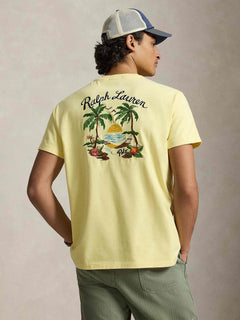 Camiseta Knit-T-Shirt Ralph Lauren Para Hombre De Color Amarillo