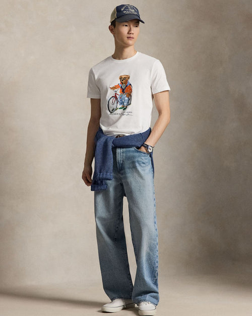 Camiseta Knit-T-Shirt Ralph Lauren Para Hombre De Color Blanco