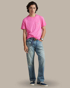 Camiseta Sscncmslm2-Short Sleeve-T-Shirt Ralph Lauren Para Hombre De Color Rosado
