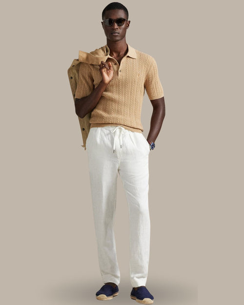 Pantalon Largo Ltfsltprpstr-Athletic Ralph Lauren Para Hombre De Color Blanco