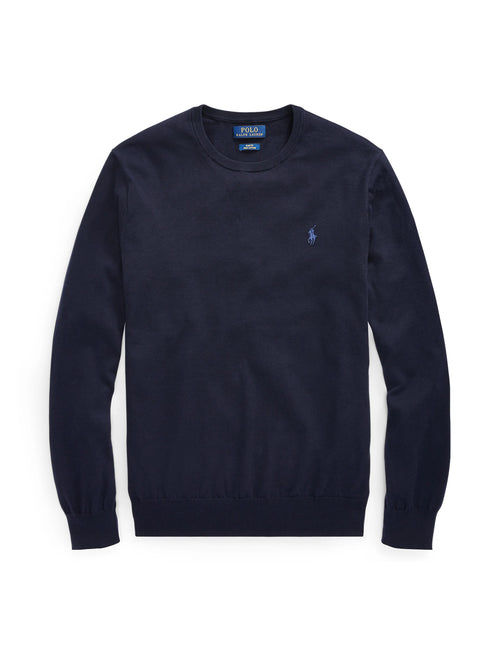 Sueter Ls Sf Cn Pp-Long Sleeve-Sweater Ralph Lauren Para Hombre De Color Azul