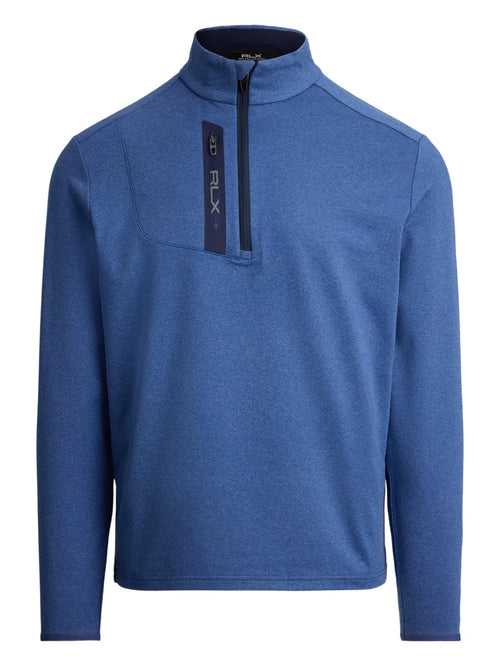 Sueter Knit-Half Zip-Pullover Ralph Lauren Para Hombre De Color Azul