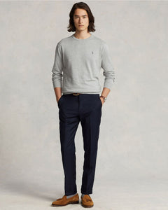 Sueter Ls Sf Cn Pp-Long Sleeve-Sweater Ralph Lauren Para Hombre De Color Gris