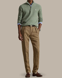 Sueter Ls Hz-Long Sleeve-Pullover Ralph Lauren Para Hombre De Color Verde