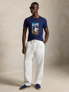 CAMISETA RALPH LAUREN PARA CABALLERO AZUL REF 710B21964001