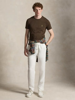 CAMISETA RALPH LAUREN PARA CABALLERO MANGA CORTA CAFE REF 710671438533
