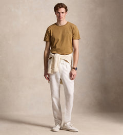 CAMISETA RALPH LAUREN PARA CABALLERO MANGA CORTA CAFE REF 710740727509