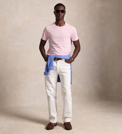CAMISETA RALPH LAUREN PARA CABALLERO MANGA CORTA ROSADO REF 710671438530