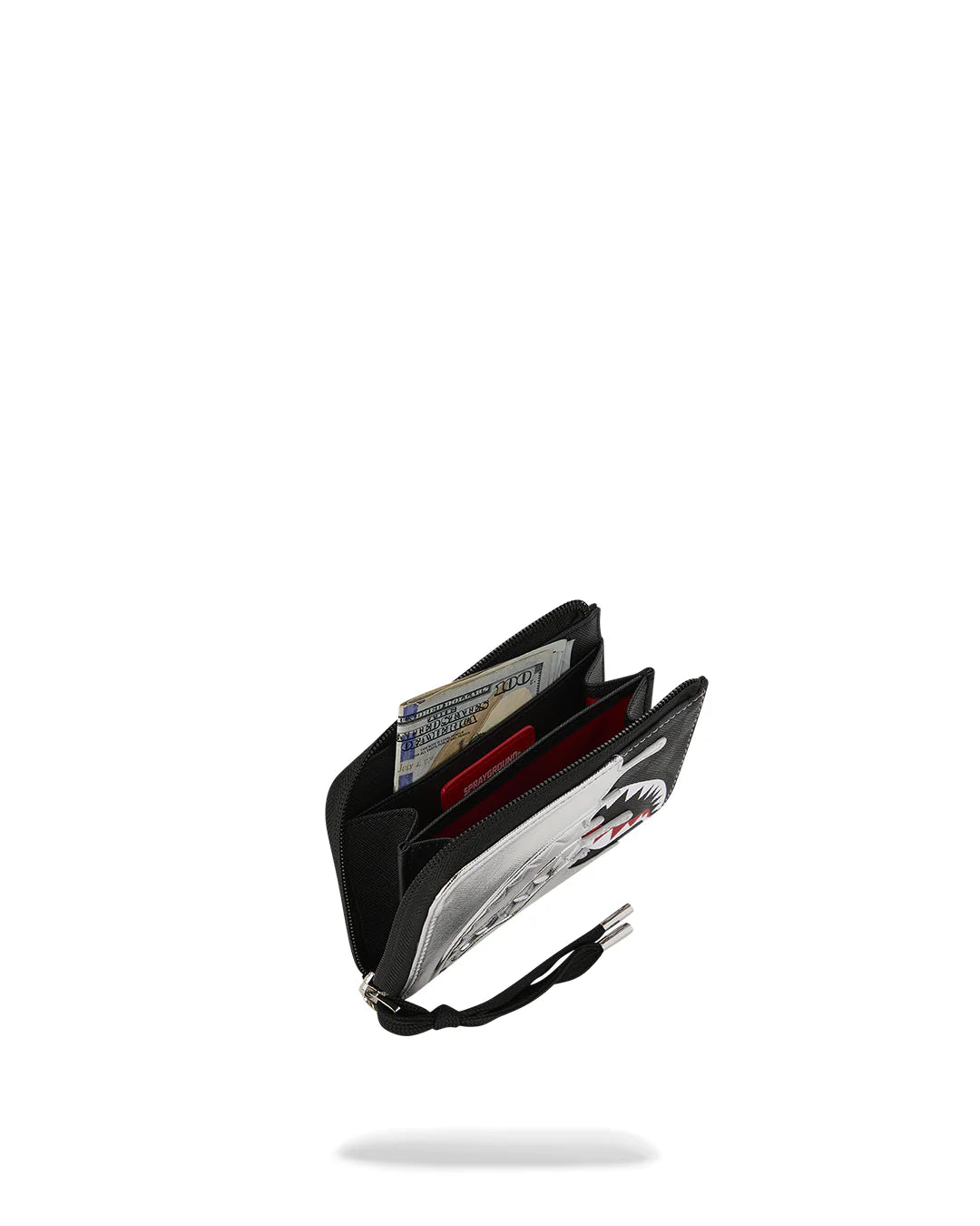 Billetera Silver Side Drip Black Check Sprayground Color Assorted