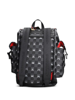 Mochila Monte Carlo Gray Peeking Character Check Sprayground Color Assorted