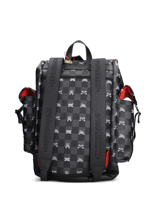 Mochila Monte Carlo Gray Peeking Character Check Sprayground Color Assorted