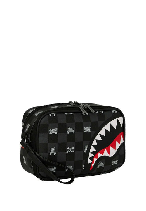 Neceser Gray Peeking Character Check Sprayground Color Assorted