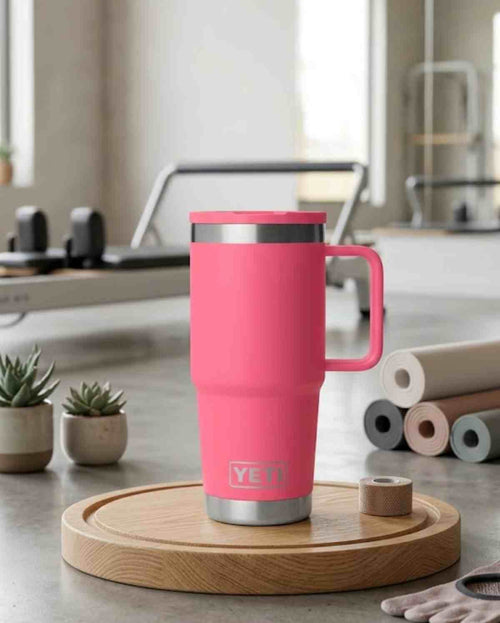 Rambler 20 oz Travel Straw Mug Trop Pink 21071506222