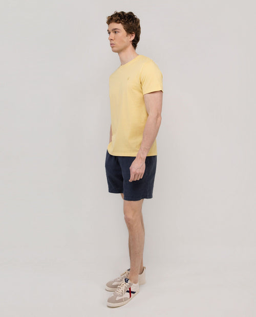 Camiseta Garment Dyed EL GANSO HOMBRE AMARILLO