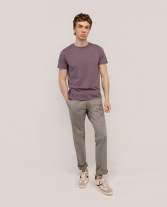Camiseta Garment Dyed EL GANSO HOMBRE MORADO