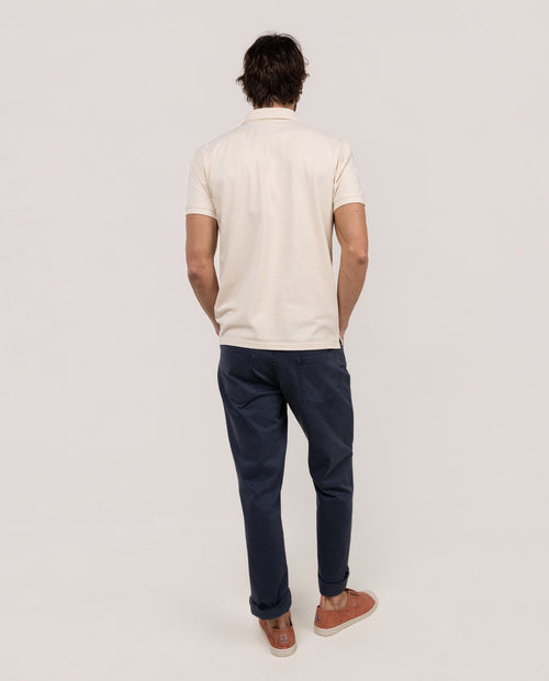 Polo Single Jersey EL GANSO HOMBRE BEIGE