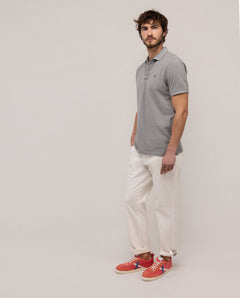 Polo Piqué Garment Dyed EL GANSO HOMBRE GRIS