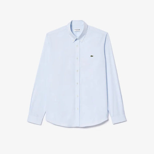 LACOSTE CH2933HBP CAMISA DE ALGODON FIT REGULAR BLUE