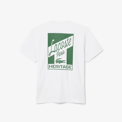 LACOSTE TH5948001 CAMISETA MULTI ESTAMPADA WHITE