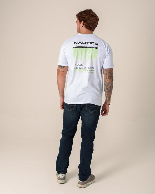 NAUTICA T-SHIRT M/C DE HOMBRE BLANCO N7U04138-908