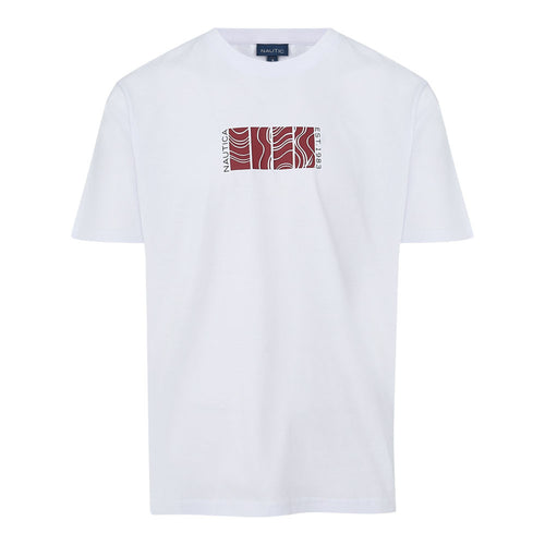 CAMISETA NAUTICA PARA CABALLERO COLOR BLANCO