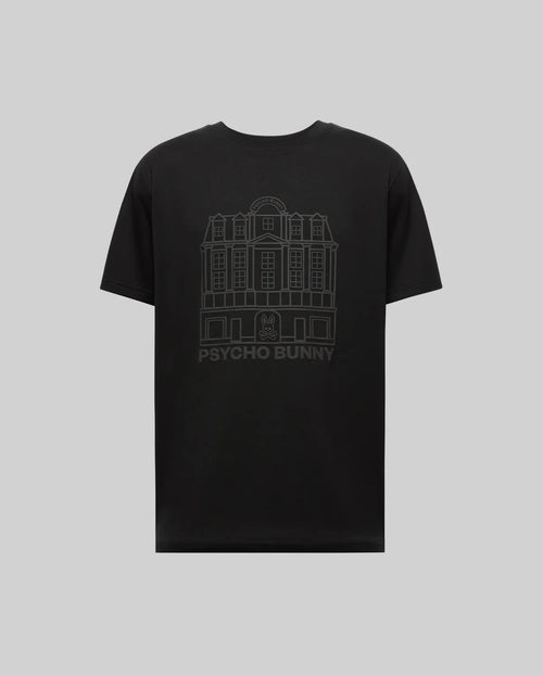 psycho bunny camiseta hombre fantasia negro