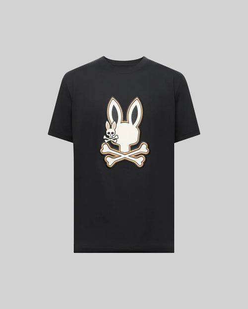 psycho bunny camiseta hombre fantasia negro