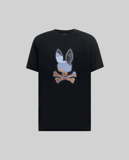 psycho bunny camiseta hombre fantasia negro