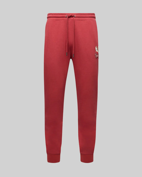 psycho bunny pantalon hombre deportivo rojo