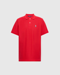 psycho bunny polo manga corta hombre clasica rojo