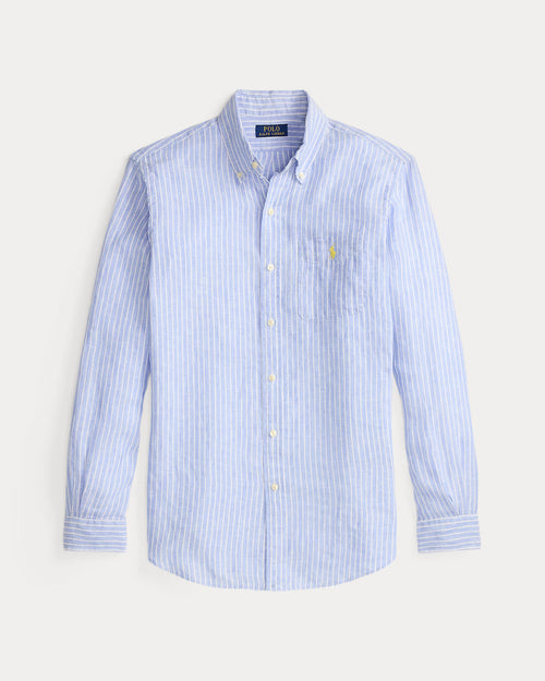 CAMISA M/L RALPH LAUREN HOMBRE 52E HARBOR ISLAND BLUE WHITE 710P07024002