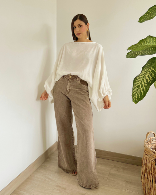BLUSA PRIMIA P.077 BLANCO