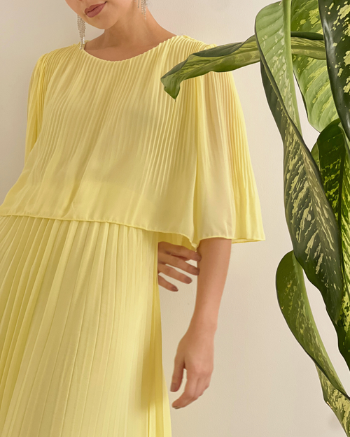 VESTIDO PRIMIA P.035 AMARILLO