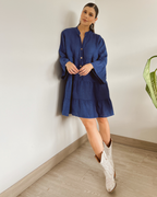 VESTIDO PRIMIA 4971 AZUL AZUL