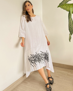 VESTIDO PRIMIA T.117 BLANCO
