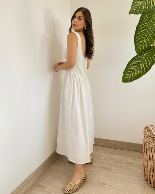 VESTIDO PRIMIA T.161 BLANCO