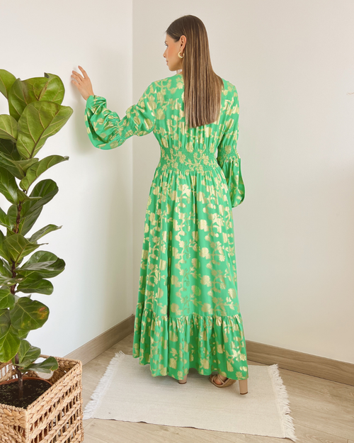 VESTIDO PRIMIA P.010 VERDE